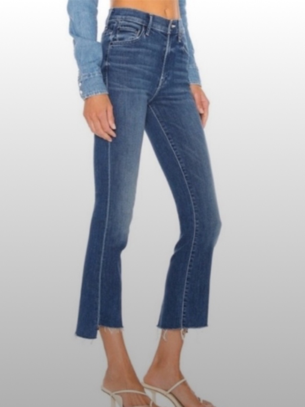 MOTHER Denim | The Insider / Crop /  Step Fray / Not Rough Enough Size 31